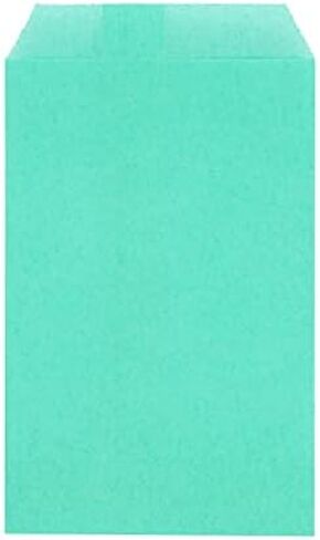 Quotidian Baby Pink Flat Large Greaseproof Paper Sandwich Bags 6 3/4" x 8'' (17 x 20.3cm) Pack of 100 - Bakery Cookies Candies Dessert Chocolate in Kuwait