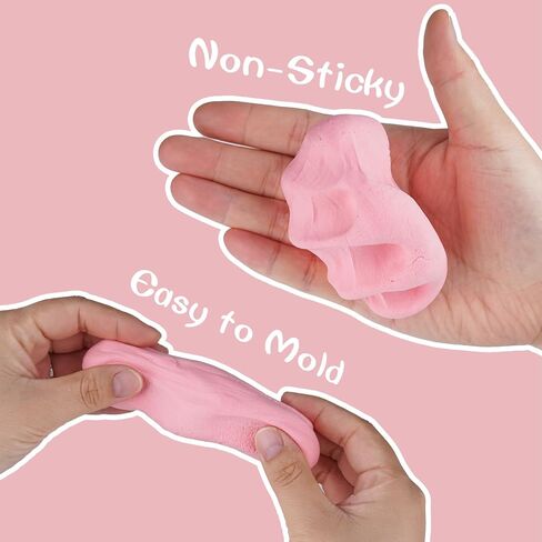 Tomorotec Kids Ultra-Light Air Dry Modeling Clay Set 300g 6 Macaron Colors, Soft Easy to Mold for Arts Crafts, Non-Toxic Safe for Children, Enhances Creativity & Fine Motor Skills, No Baking Required in Saudi Arabia