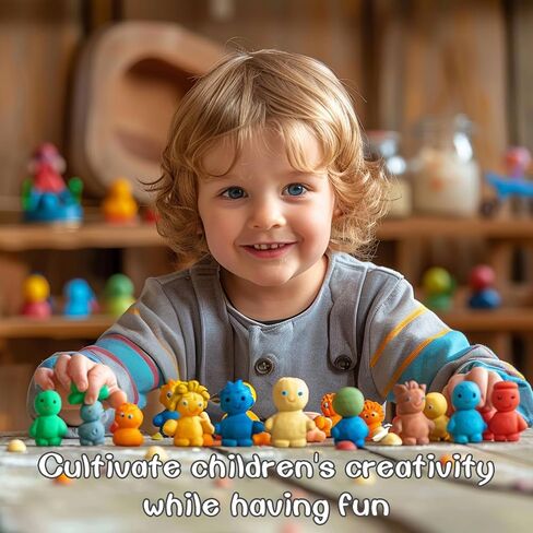 Tomorotec Kids Ultra-Light Air Dry Modeling Clay Set 300g 6 Macaron Colors, Soft Easy to Mold for Arts Crafts, Non-Toxic Safe for Children, Enhances Creativity & Fine Motor Skills, No Baking Required in Saudi Arabia