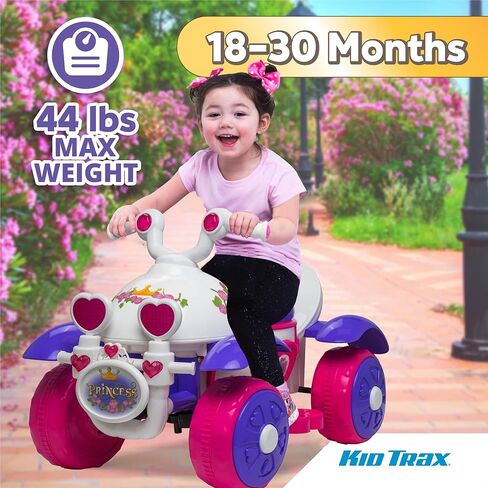 Kid Trax Toddler Disney Minnie Mouse Quad Ride-On, Kids 18-30 Months, 6V Battery and Charger Included, Max Weight 45 lbs, Hot Pink in Kuwait