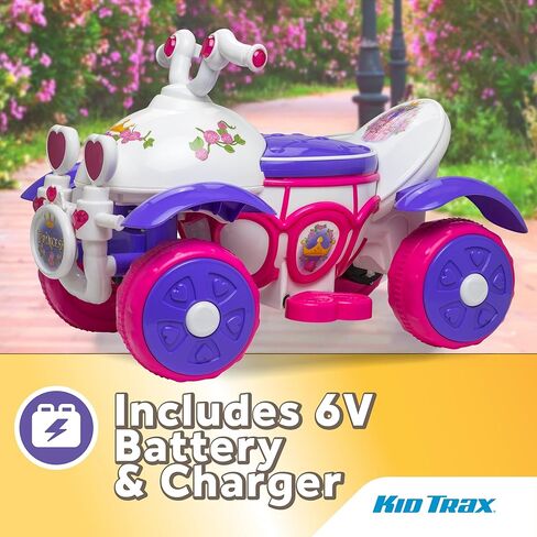 Kid Trax Toddler Disney Minnie Mouse Quad Ride-On, Kids 18-30 Months, 6V Battery and Charger Included, Max Weight 45 lbs, Hot Pink in Kuwait