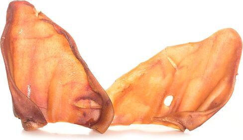 Pig Ears Dogs Treats, 100% Natural Long Lasting Pork Dog Chews, Ideal for All Chewers, Delicious and Healthy Dog Treats, Pig Ear Treats (One Pack of 30) in Kuwait