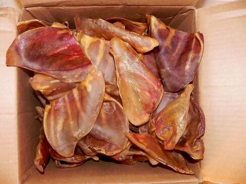 Pig Ears Dogs Treats, 100% Natural Long Lasting Pork Dog Chews, Ideal for All Chewers, Delicious and Healthy Dog Treats, Pig Ear Treats (One Pack of 30) in Kuwait
