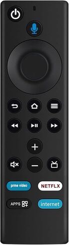 Allimity Replacement Voice Command Remote fit for Amazon TV Stick Lite, 2nd Gen Amazon TV Stick, 3rd Gen Amazon TV Stick, Amazon TV Stick 4K, 2nd Gen Amazon TV Cube (No Power and Volume Buttons) in Kuwait