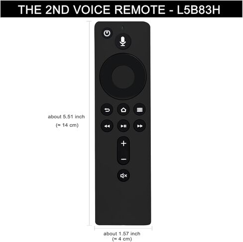 Allimity Replacement Voice Command Remote fit for Amazon TV Stick Lite, 2nd Gen Amazon TV Stick, 3rd Gen Amazon TV Stick, Amazon TV Stick 4K, 2nd Gen Amazon TV Cube (No Power and Volume Buttons) in Kuwait