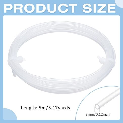Benecreat 5.47 ياردة لفة BONING BONING ، 3MM PVC شرائح مشد حول أبيض حزام BONING in Saudi Arabia