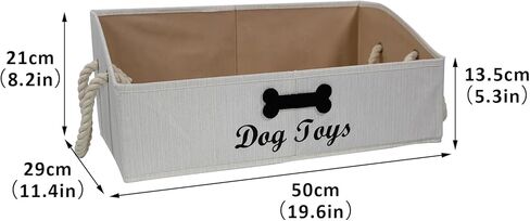 2 Pack Dog Toy Basket |Trapezoid Fabric Dog Toy Bin|Dog Toy Box for Living Room Area|Collapsible Dog Basket|Pet Toy Basket for Dogs|Dog Stuff Organizer for Pet Toys,Leash,Blanket-Cute Printing in Kuwait