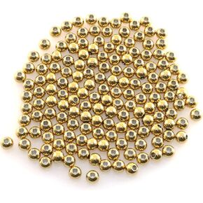 100 pack 6mm 304 الفولاذ المقاوم للصدأ ، حبات متفرجة مستديرة سلسة ، حبات فضفاضة سلسة للنتائج التي توصلت إليها المجوهرات.