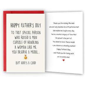 Naughty Fathers Day Card from Wife,Baby Daddy Fathers Day Card,Funny Father's Day Gift for Husband