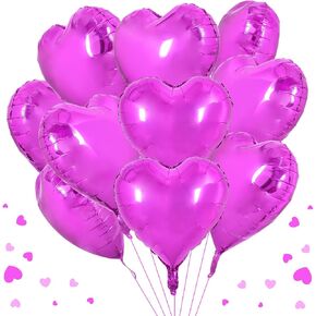 BEISHIDA 60 inch Large Heart Balloons Red Heart Shape Balloons Huge Heart Shaped Balloon Neutral Love Balloon Mother's Day Proposal Marriage Valentines Day Birthday Party Decorations 1 pcs in Saudi Arabia