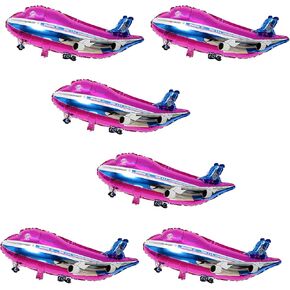 Pink Airplane Balloon Planenger طائرة رقائق البالونات مايلار لحفل الزفاف عيد ميلاد عيد ميلاد الطفل الاستحمام الأول