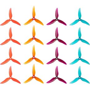 16PCS FPV Props Props Propeller: Gemfan Hurricane 51499 Tri-blade 5 incl