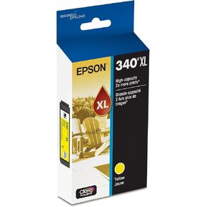 Epson 340 Claria Photo HD INK High Cate Cratridge (T340XL420-S) يعمل مع تعبير Photo XP-8800
