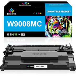 LeciRoba W9008MC W9008 Black High Yield Toner Cartridge Replacement for HP W9008MC for HP Managed E50145dn Flow MFP E52645c MFP E52645dn Priner Ink (Black, 1-Pack)