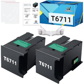 T6711 T671100 مربع صيانة الحبر لـ WF-7710 WF-7720 WF-7210 WF-3620 WF-7620 WF-7510 WF-7610 WF-7110