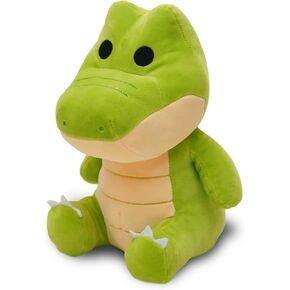 Avocatt يجلس لعبة التمساح Plushie - 10 بوصات محشوة بالحيوان أفخم - تمساح أفخم ومسفن مع نسيج ناعم وحشو - هدية لعبة لطيفة للبنين والبنات