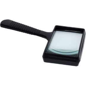 Royal Brands 4 LED Magnifying Glass, Hand Held Magnifier 4X/30X with 108 mm and 25 mm Lenses (3X Magnification)