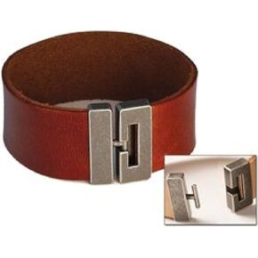 Tandy Leather Bracelet Connector 1 "(25 mm) Nickel Free Free 7001-03