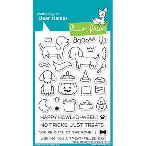 Lawn Fawn Clear Stamp Happy Howloween