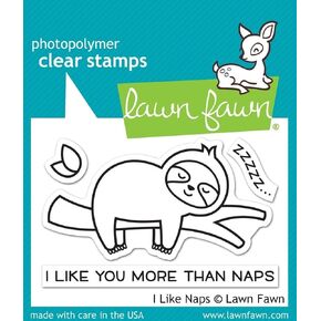 Lawn Fawn LF2163 I Like Naps Clear Stamp Set