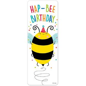 CTP HAP-BEE Birthday Bookmark, 30 Count (Creative Teaching Press 10667)