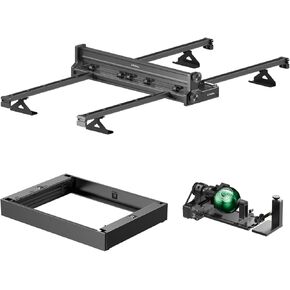 حزمة إكسسوارات XTOOL S1 ، بما في ذلك RA2 Pro ، قاعدة RISER و ROVER Automatic Conveyer ، مناسبة لنقش الكائنات الأسطوانية ، مشاريع كبيرة إضافية