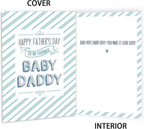 Naughty Fathers Day Card from Wife,Baby Daddy Fathers Day Card,Funny Father's Day Gift for Husband in Saudi Arabia