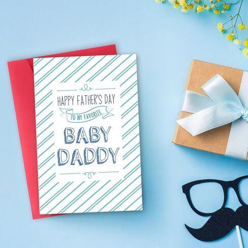 Naughty Fathers Day Card from Wife,Baby Daddy Fathers Day Card,Funny Father's Day Gift for Husband in Saudi Arabia