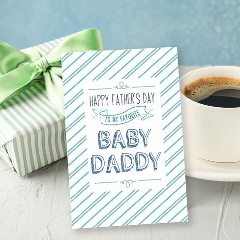 Naughty Fathers Day Card from Wife,Baby Daddy Fathers Day Card,Funny Father's Day Gift for Husband in Saudi Arabia