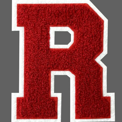 4.5" Varsity Letter Patches Chenille Iron on Letters Large Letterman Jacket Patches for Clothing/Jacket/Varsity/Bag (Blue, L) in Saudi Arabia