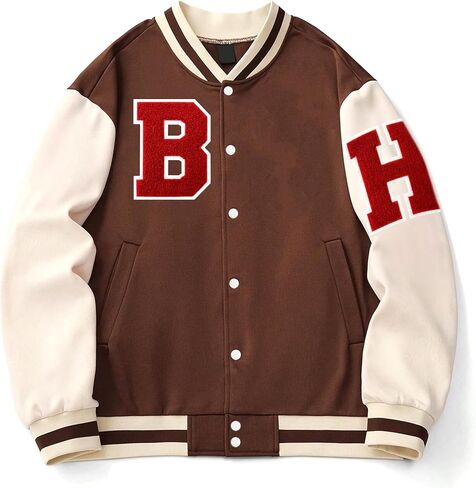 4.5" Varsity Letter Patches Chenille Iron on Letters Large Letterman Jacket Patches for Clothing/Jacket/Varsity/Bag (Blue, L) in Saudi Arabia