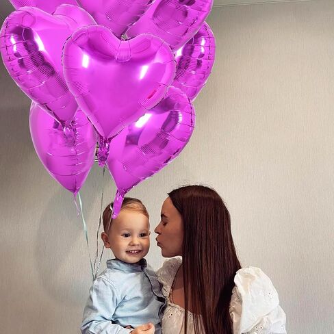 BEISHIDA 60 inch Large Heart Balloons Red Heart Shape Balloons Huge Heart Shaped Balloon Neutral Love Balloon Mother's Day Proposal Marriage Valentines Day Birthday Party Decorations 1 pcs in Saudi Arabia