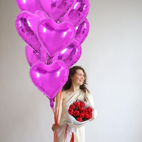 BEISHIDA 60 inch Large Heart Balloons Red Heart Shape Balloons Huge Heart Shaped Balloon Neutral Love Balloon Mother's Day Proposal Marriage Valentines Day Birthday Party Decorations 1 pcs in Saudi Arabia