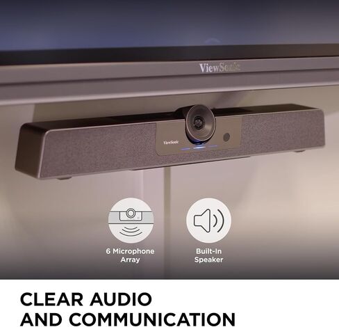 يتضمن برنامج ViewSonic TeamJoin TRS10 المعتمد لغرف Microsoft Teams محرك حوسبة صغير الحجم MPC310-W31-TU ووحدة تحكم تعمل باللمس مقاس 10 بوصات MRC1010-TN مع USB-C وإدخال HDMI ومستشعر الحركة in Kuwait