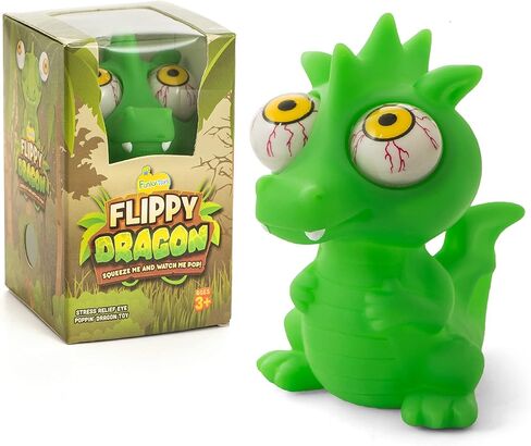 Flippy Brain Squishy Eye Popping Squeeze Fidget - كرة تخفيف التوتر - اللعب الحسي المخفف للقلق - هفوة للأولاد والبنات - مناسبة للتوحد، ADHD in Saudi Arabia