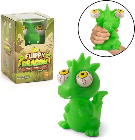 Flippy Brain Squishy Eye Popping Squeeze Fidget - كرة تخفيف التوتر - اللعب الحسي المخفف للقلق - هفوة للأولاد والبنات - مناسبة للتوحد، ADHD in Saudi Arabia