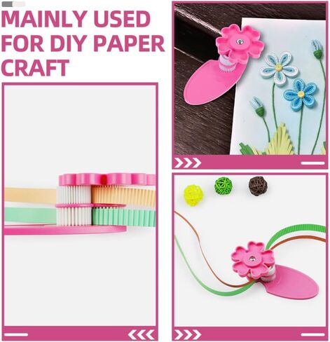 Tofficu 2PCS Plastic Paper Crimper Machine - أدوات DIY لصياغة وإنشاء الأمواج والتراجع واللفائف الوردية ، 5.11 × 2.36 × 1.37 بوصة ، مثالية للزخارف المصنوعة يدويًا والمشاريع الفنية in Saudi Arabia