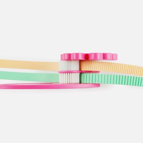Tofficu 2PCS Plastic Paper Crimper Machine - أدوات DIY لصياغة وإنشاء الأمواج والتراجع واللفائف الوردية ، 5.11 × 2.36 × 1.37 بوصة ، مثالية للزخارف المصنوعة يدويًا والمشاريع الفنية in Saudi Arabia