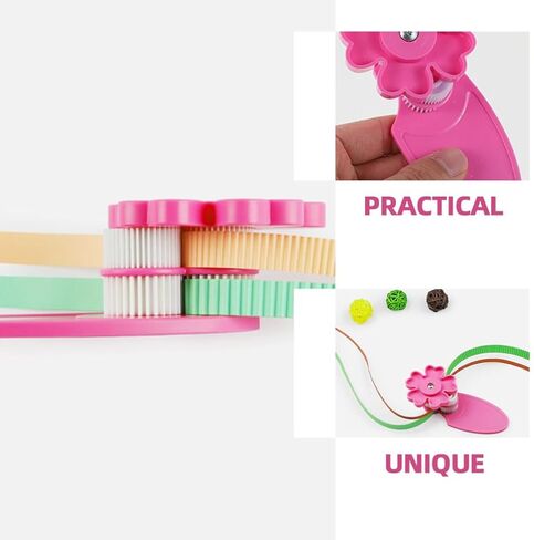 Tofficu 2PCS Plastic Paper Crimper Machine - أدوات DIY لصياغة وإنشاء الأمواج والتراجع واللفائف الوردية ، 5.11 × 2.36 × 1.37 بوصة ، مثالية للزخارف المصنوعة يدويًا والمشاريع الفنية in Saudi Arabia