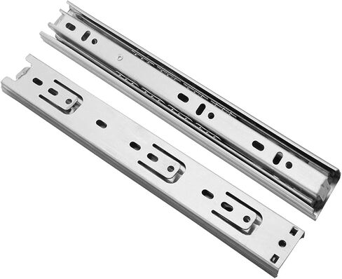 Lpdphanxfkx 1 Pair Stainless Steel Slide Rails, Thick Drawer Rails, Stainless Steel Slide Rails, Silent Rails (8 Inch) in Saudi Arabia