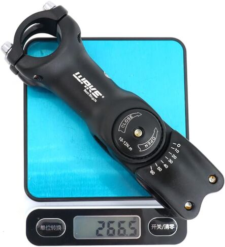 CYSKY Adjustable Bike Stem 31.8 90mm/110mm/130mm 0-60 Degree Adjustable MTB Stem Bike Handlebar Stem Riser for Mountain Bike, Road Bicycle, MTB, BMX, Cycling in Saudi Arabia