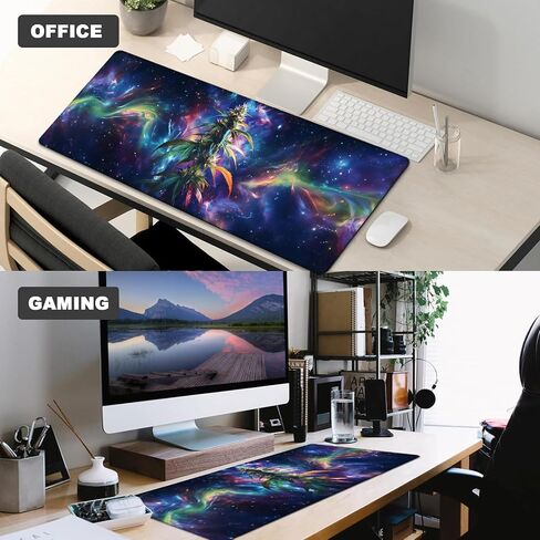 Great Dane Gaming Mouse Pad,12x31.5in Non-Slip Rubber Cute Dog Desk Mat,Large Extended Colorful Puppy Portrait Mousepad for Office Home Laptop,Mice Pads Gifts,Game Lover Deskmat Decor in Saudi Arabia