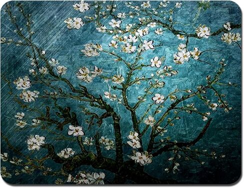 Gaming Mouse Pad - Non-Slip Rubber Base, Smooth Surface for Precise Mouse Control, Ideal for Laptop, Office Use - 9.5 x 7.9 Inch - Flyaway Butterfly in Kuwait