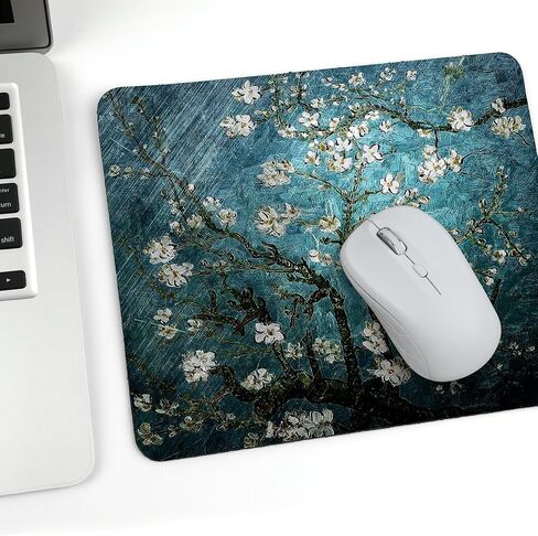 Gaming Mouse Pad - Non-Slip Rubber Base, Smooth Surface for Precise Mouse Control, Ideal for Laptop, Office Use - 9.5 x 7.9 Inch - Flyaway Butterfly in Kuwait