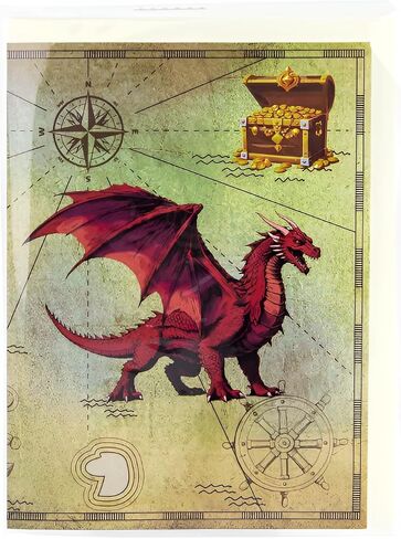 3D Pirate Ship Pop Up Card, Greeting Card with envelop and note tag, All Occasion Card for Husband Son Brother Father Neighbor Student in Saudi Arabia
