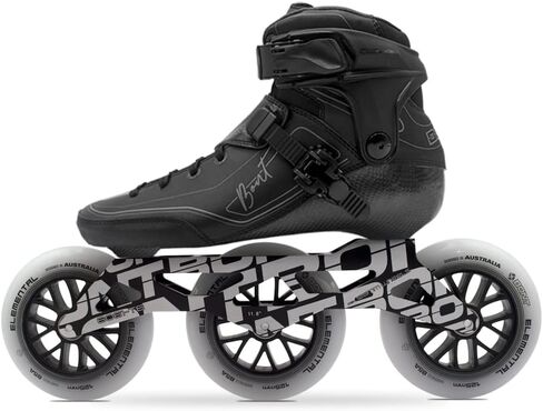 أحذية التزلج Bont Semi Race III المضمنة - إطار 2PF Unity مقاس 11.8 بوصة + عجلات Elemental مقاس 125 مم + محامل ABEC7 in Kuwait