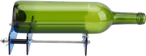 Glass Bottle Cutter, Portable Bottle Cutting Tool Kit Round Oval Bottles Cutting Machine DIY Craft Accessories Kit for Cutting Wine, Beer, Liquor, Whiskey, Alcohol, Champagne in Saudi Arabia