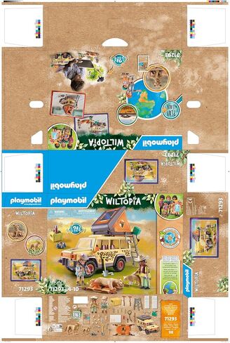 Playmobil Cross-Country Vehicle with Lions in Saudi Arabia