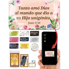 -10pcs- Spanish JW Verses Premium 3D Stickers - Accessories of Cell Phone, Ministry Supplies - for JW, Jehovah Witness Gifts, JW.org, Men, Her and Women