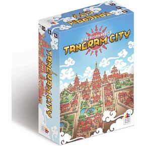 Tangram City - لعبة لوحة الإستراتيجية وضع البلاط ، بناء مدينتك ، وجلب الانسجام إلى عالم الإنسان والطبيعي ، الذين تتراوح أعمارهم بين 10+ ، 1-5 لاعبين